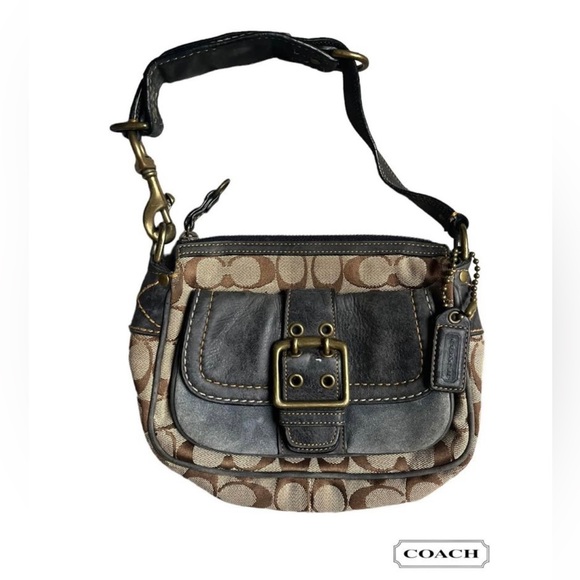 COACH Vintage Limited Edition Legacy Khaki & Blue Suede Handbag

C04U-7061 - Picture 1 of 10